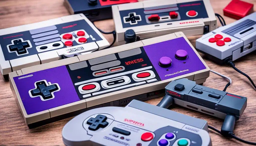retro game controllers for different platforms