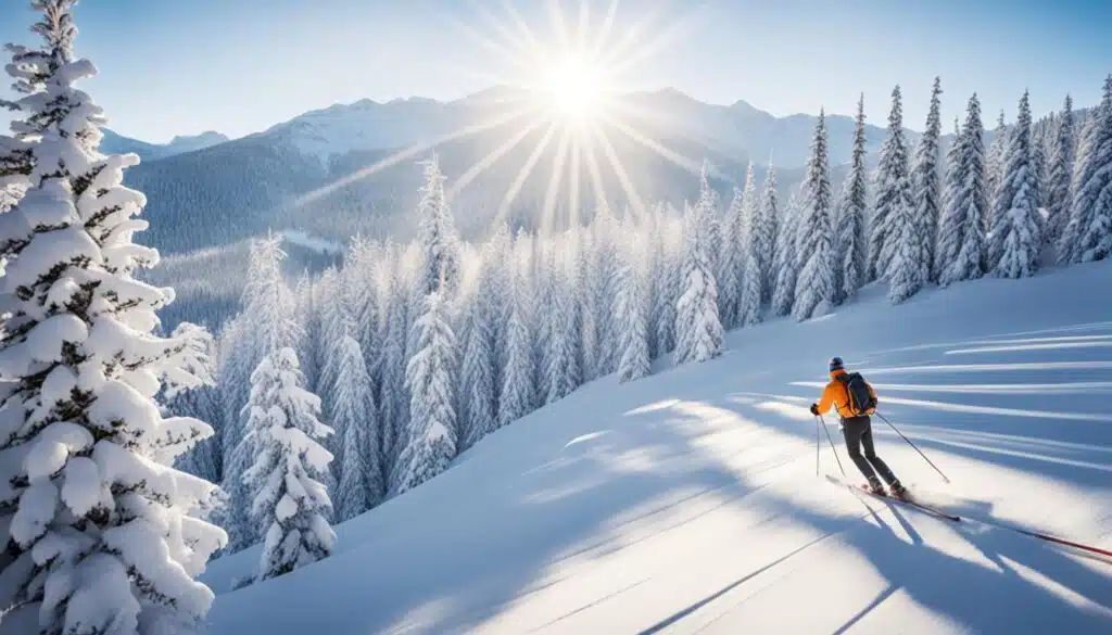 cross-country skiing