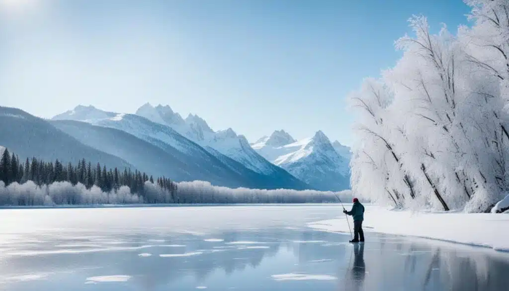 ice fishing